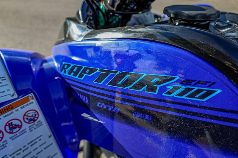 2025 Yamaha RAPTOR 110   TEAM BLUE Image 7