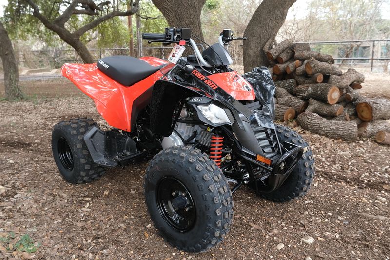 2025 Can-Am DS 2X4 2504ST BLACK AND CANAM REDImage 3