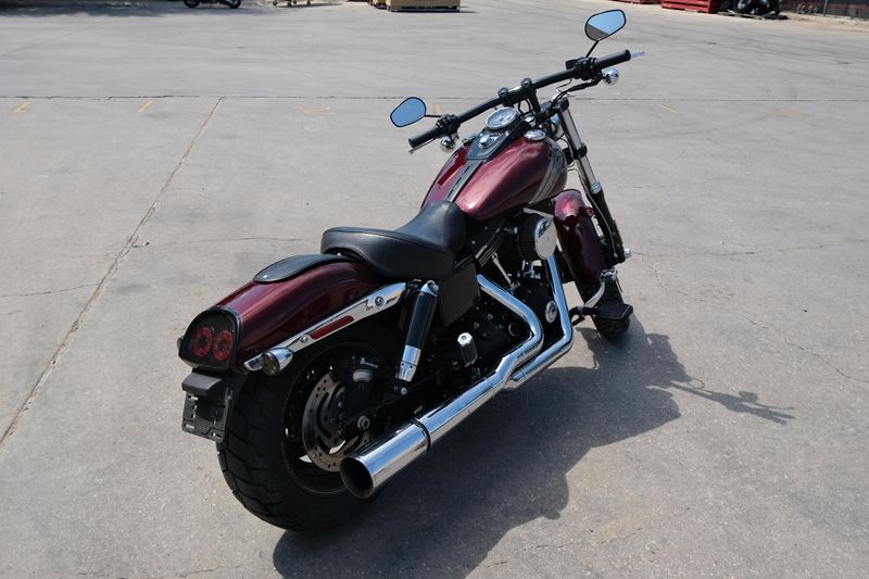 Used 2015 HARLEY DYNA FAT BOB MAROON Image 3