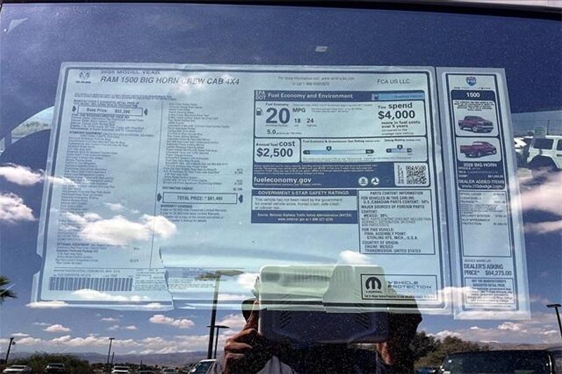 New 2026 RAM 1500 Big Horn Crew Cab 4x4 5