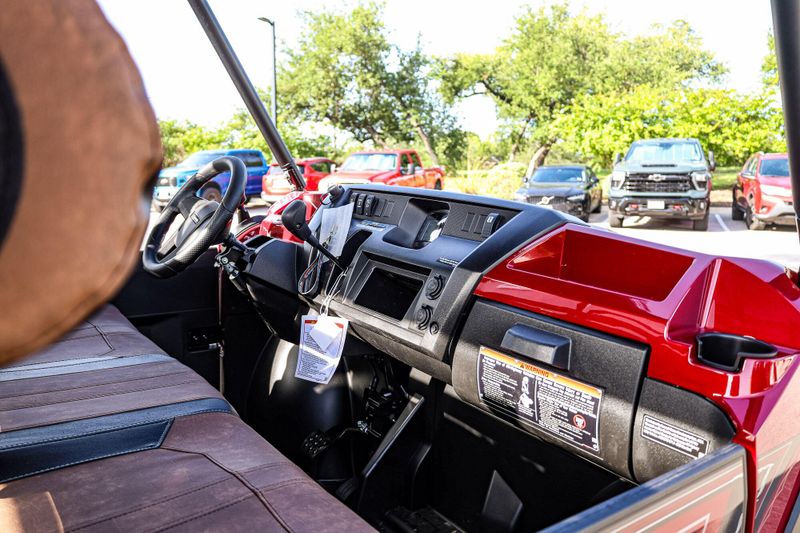 New 2026 Kawasaki MULE PROFXT 1000 LE PLATINUM RANCH EDITION  METALLIC DEEP RED Image 7