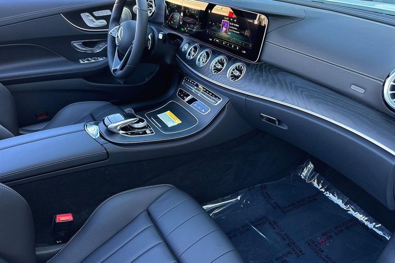 2023 Mercedes-Benz E-Class E 450 in a POLAR WHITE exterior color and Blackinterior. SHELLY AUTOMOTIVE shellyautomotive.com 