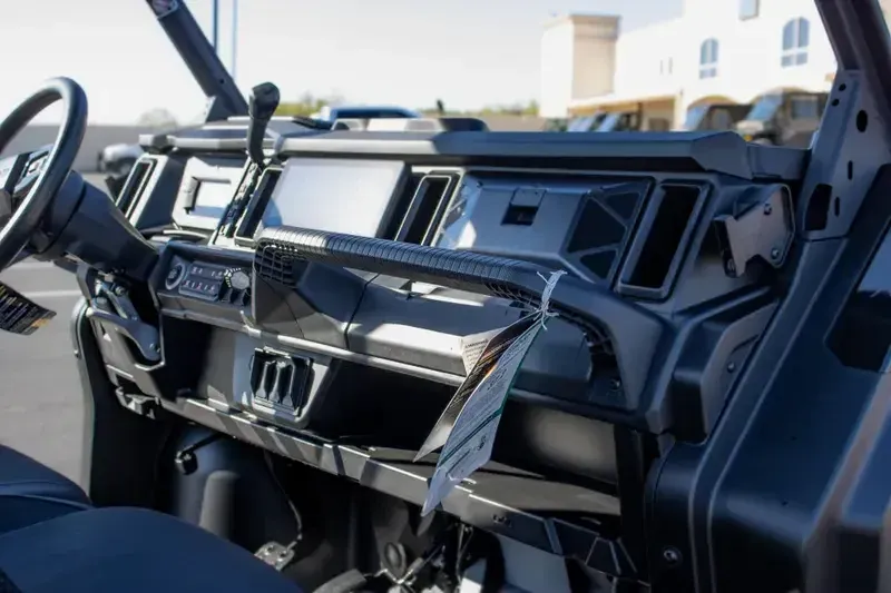 NEW 2026 CAN-AM DEFENDER XT HD11 WITH 1025 INCH TOUCHSCREEN  in a STEALTH BLACK exterior color. Family PowerSports (877) 886-1997 familypowersports.com