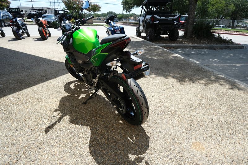 2024 Kawasaki Z500 ABS CANDY LIME GREEN AND METALLIC FLAT SPARK BLACK AND METALLIC GRAPHITE GRAYImage 6