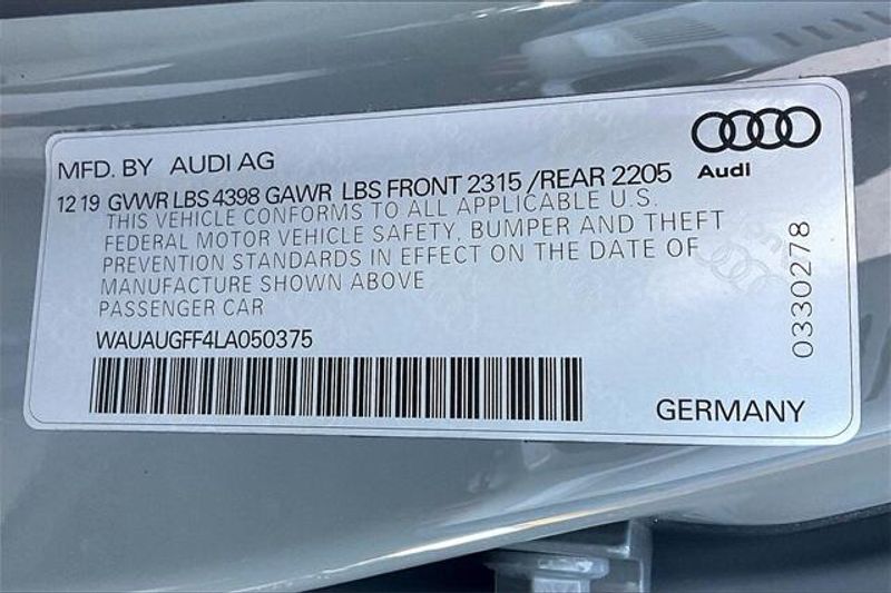 2020 Audi A3 2.0T PremiumImage 32