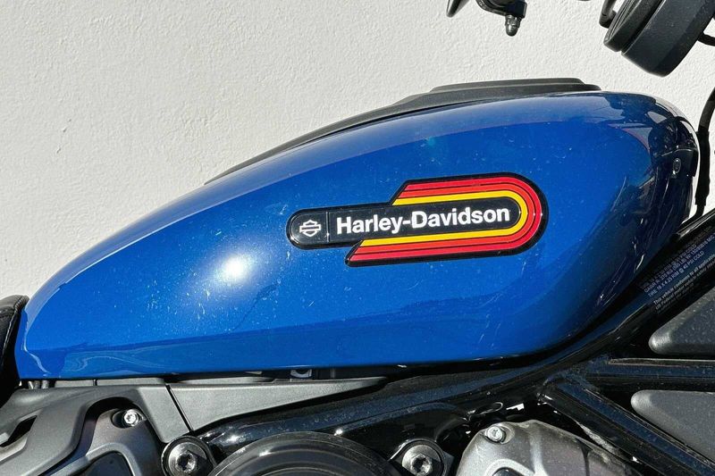 2023 Harley-Davidson Sportster in a BRT BILIARD BLU exterior color. BMW Motorcycles of Temecula – Southern California 951-395-0675 bmwmotorcyclesoftemecula.com 