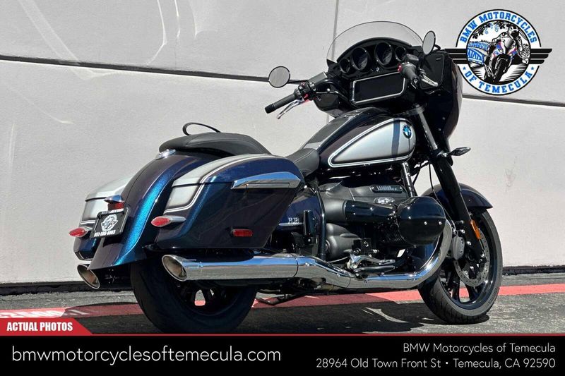 2023 BMW R 18 B in a OPTION 719 GALAX DUST ME exterior color. BMW Motorcycles of Temecula – Southern California (951) 506-6903 bmwmotorcyclesoftemecula.com 