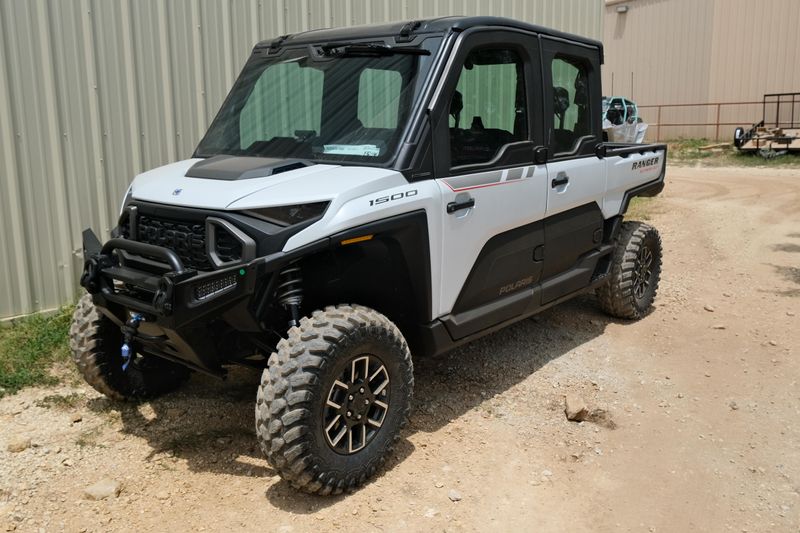New 2025 Polaris RANGER CREW XD 1500 NORTHSTAR EDITION ULTIMATE GHOST WHITE METALLIC SMOKE Image 7