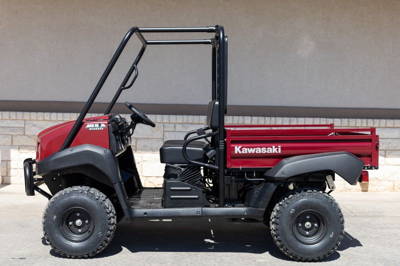 2024 KAWASAKI Mule 4010 4x4 in a RED exterior color. Family PowerSports (877) 886-1997 familypowersports.com 