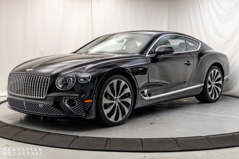 2024 Bentley Continental GT Azure V8 in a Onyx Metallic exterior color and Linen & Belugainterior. Lotus Manhattan 347-395-5714 lotusmanhattan.com 