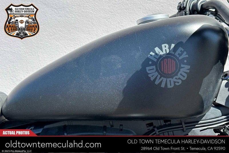 2022 Harley-Davidson Sportster in a BLACK DENIM exterior color. BMW Motorcycles of Temecula – Southern California (951) 506-6903 bmwmotorcyclesoftemecula.com 