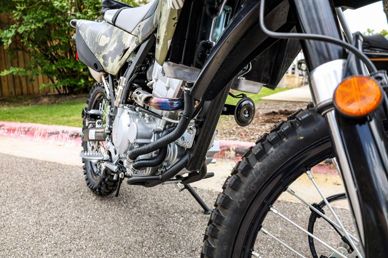 New 2026 Kawasaki KLX 300  CYPHER CAMO BEIGE AND EBONY Image 3