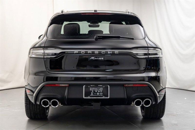 2024 Porsche Macan  in a Black exterior color and Blackinterior. Lotus Manhattan 347-395-5714 lotusmanhattan.com 