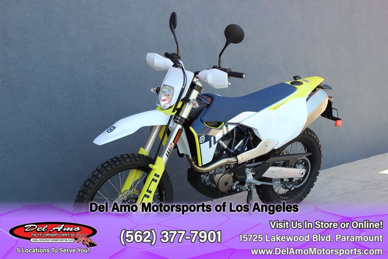 2024 HUSQVARNA 701 ENDURO  in a WHITE exterior color. Del Amo Motorsports of Los Angeles (562) 262-9181 delamomotorsports.com 