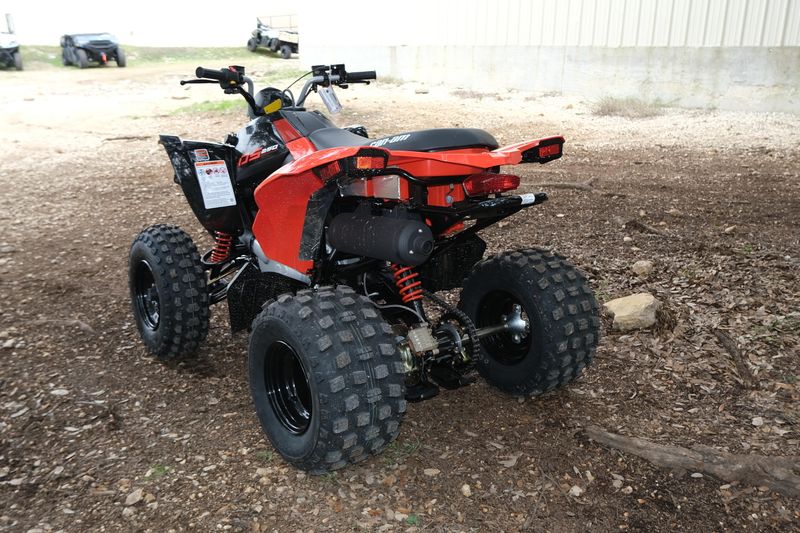 2025 Can-Am DS 250 BLACK AND CANAM REDImage 14