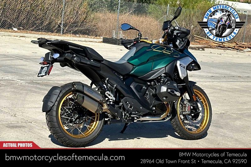 2024 BMW R 1300 GS in a AURELIUS GREEN METALLIC exterior color. BMW Motorcycles of Temecula – Southern California (951) 506-6903 bmwmotorcyclesoftemecula.com 