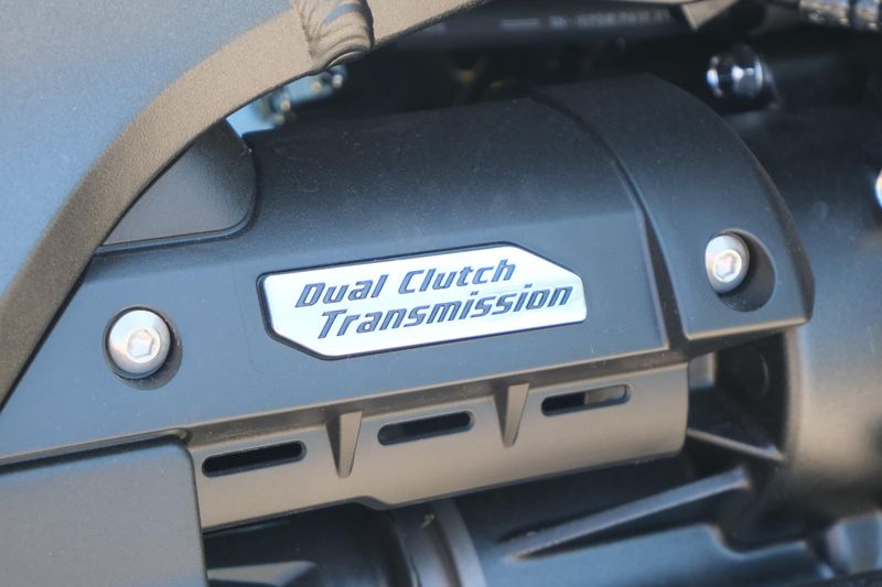 NEW 2025 HONDA GOLD WING TOUR DCT  in a LIGHT SILVER METALLIC exterior color. Family PowerSports (877) 886-1997 familypowersports.com 