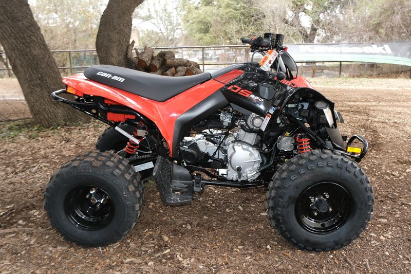 2025 Can-Am DS 250 BLACK AND CANAM REDImage 10