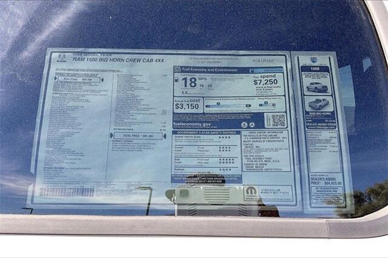 New 2026 RAM 1500 Big Horn Crew Cab 4x4 5