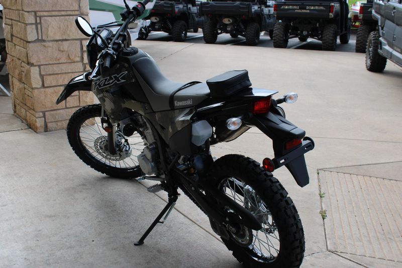 New 2026 Kawasaki KLX300 CYPHER CAMO BEIGE AND EBONY Image 6