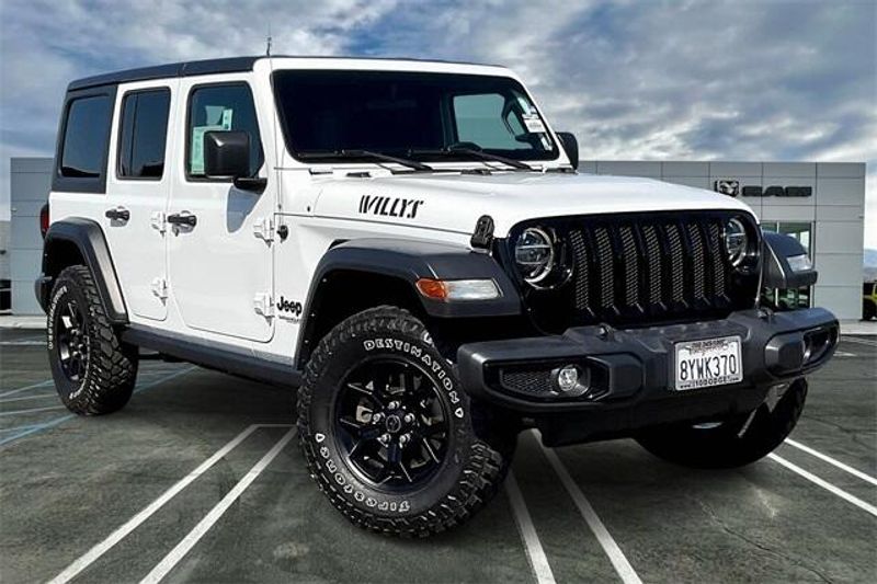 Used 2021 Jeep Wrangler Unlimited WillysImage 12