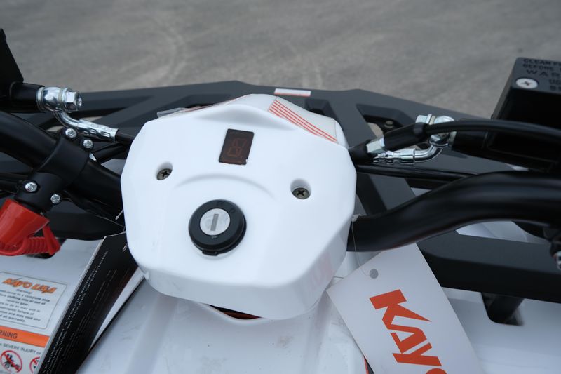 2024 KAYO BULL 110 WHITE in a WHITE exterior color. Family PowerSports (877) 886-1997 familypowersports.com 