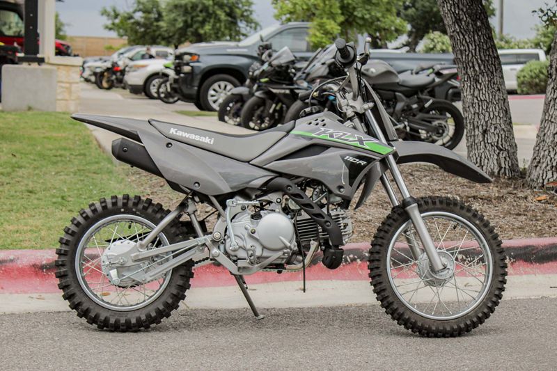 2024 KAWASAKI KLX 110R BATTLE GRAY in a GRAY exterior color. Family PowerSports (877) 886-1997 familypowersports.com 