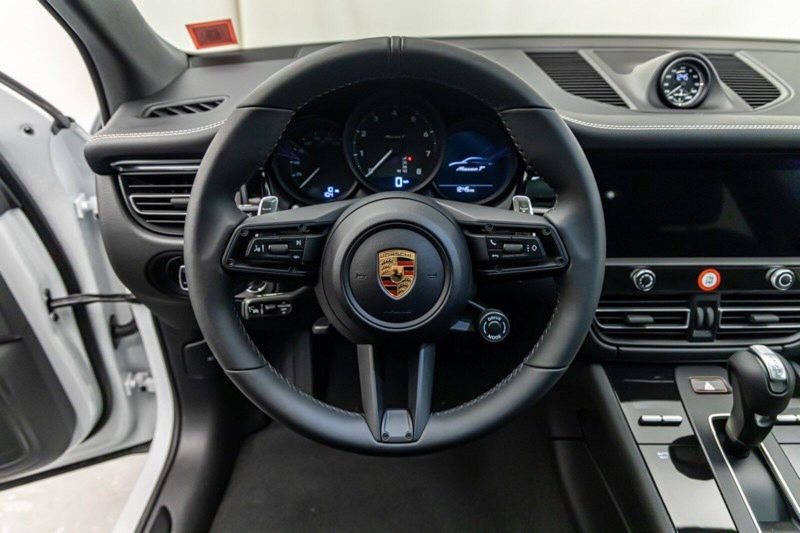 2024 Porsche Macan T in a Carrara White Metallic exterior color and Black w/Chalk Stitchinginterior. Lotus Manhattan 347-395-5714 lotusmanhattan.com 