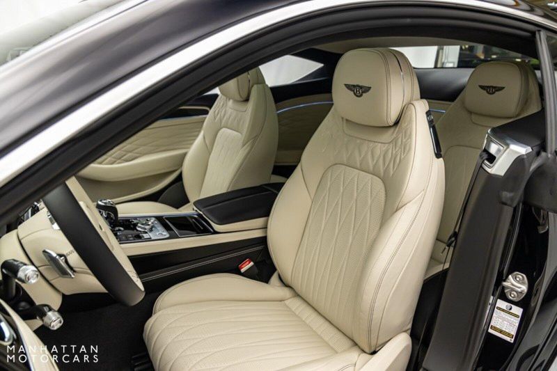 2024 Bentley Continental GT Azure V8 in a Onyx Metallic exterior color and Linen & Belugainterior. Lotus Manhattan 347-395-5714 lotusmanhattan.com 