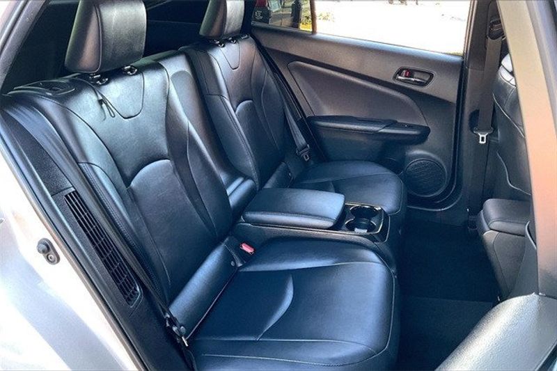 2017 Toyota Prius Prime Advanced in a Classic Silver Metallic exterior color and Blackinterior. I-10 Chrysler Dodge Jeep Ram (760) 565-5160 pixelmotiondemo.com 