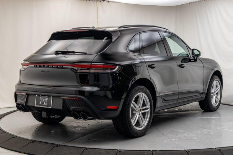 2024 Porsche Macan  in a Black exterior color and Black/Mojave Beigeinterior. Lotus Manhattan 347-395-5714 lotusmanhattan.com 