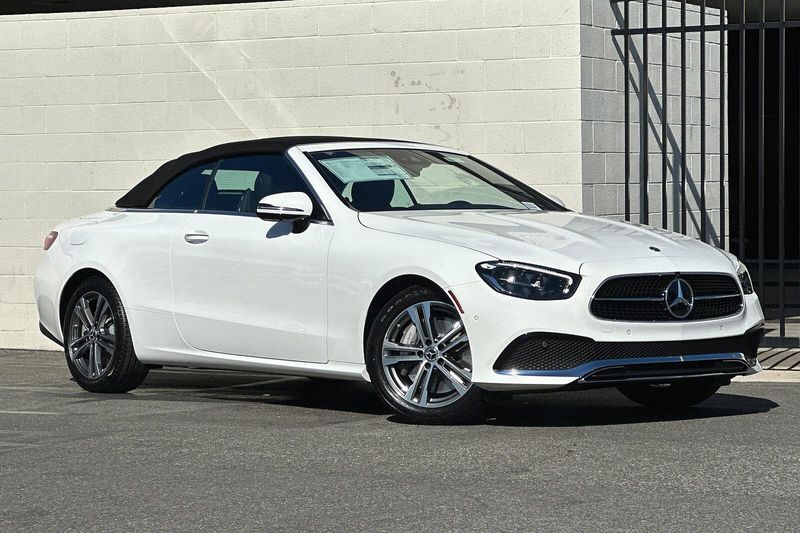 2023 Mercedes-Benz E-Class E 450 in a POLAR WHITE exterior color and Blackinterior. SHELLY AUTOMOTIVE shellyautomotive.com 