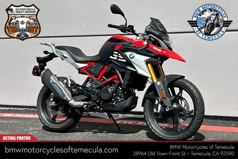 2024 BMW G 310 GS in a RACING RED exterior color. BMW Motorcycles of Temecula – Southern California (951) 506-6903 bmwmotorcyclesoftemecula.com 