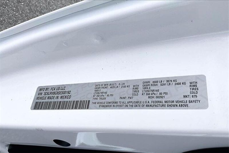 New 2025 RAM Promaster 1500 Tradesman Cargo Van High Roof 136