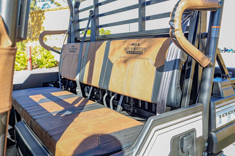 2025 Kawasaki MULE PROFXT 1000 LE PLATINUM RANCH EDITION METALLIC STARDUST WHITE Image 6