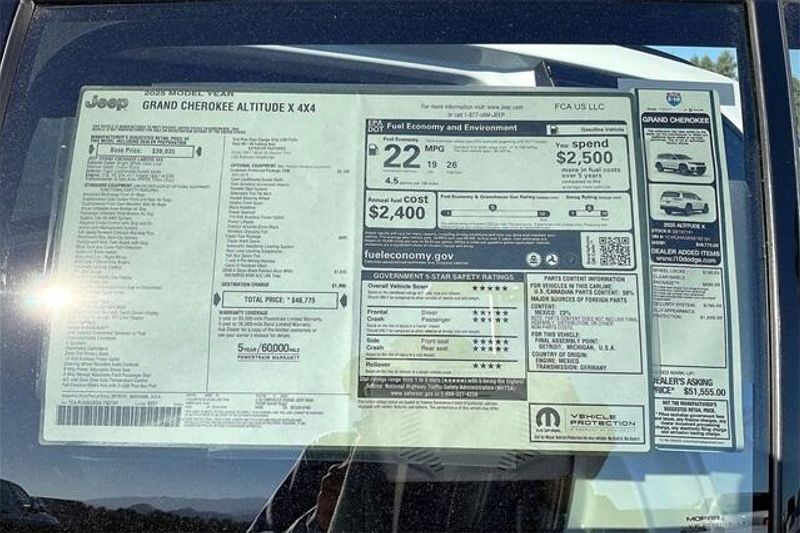 New 2025 Jeep Grand Cherokee Altitude X 4x4Image 16