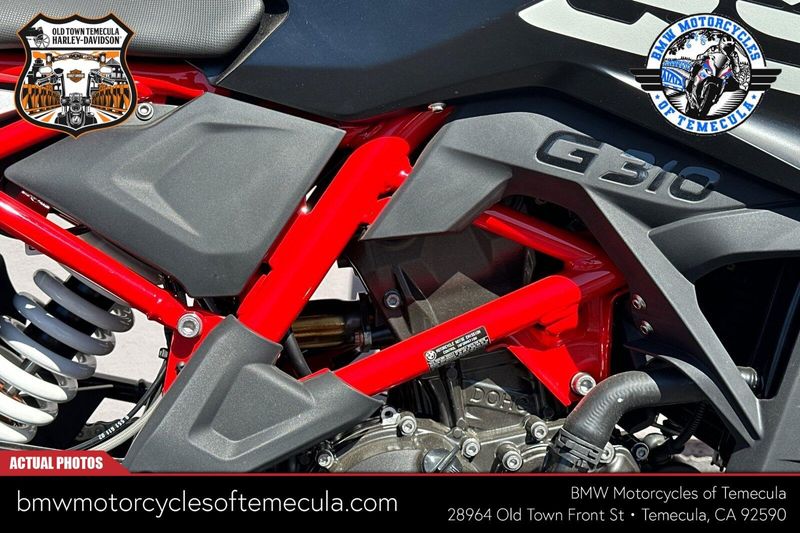 2024 BMW G 310 GS in a RACING RED exterior color. BMW Motorcycles of Temecula – Southern California (951) 506-6903 bmwmotorcyclesoftemecula.com 