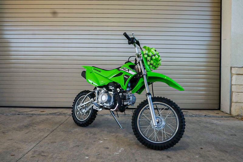 2024 KAWASAKI KLX 110R L in a GREEN exterior color. Family PowerSports (877) 886-1997 familypowersports.com 