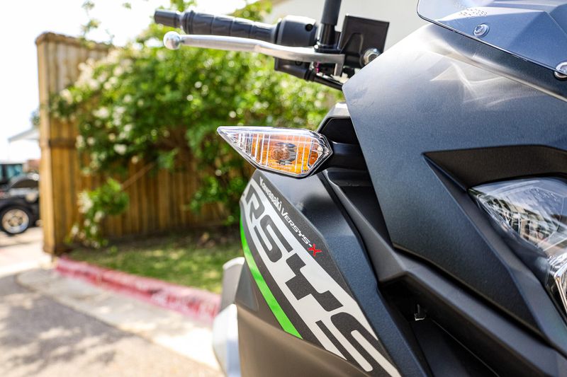 2025 Kawasaki VERSYSX 300  CANDY LIME GREEN AND METALLIC FLAT SPARK BLACK Image 3