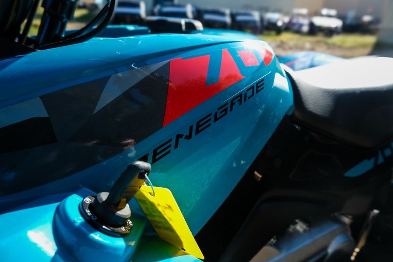 2025 Can-Am RENEGADE 70 EFI ICEBERG BLUE AND BLACKImage 23