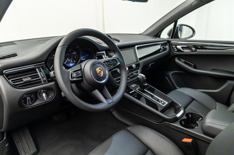 2024 Porsche Macan  in a Black exterior color and Blackinterior. Lotus Manhattan 347-395-5714 lotusmanhattan.com 