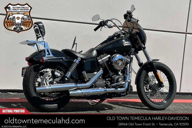 2015 Harley-Davidson Dyna in a Black exterior color. BMW Motorcycles of Temecula – Southern California (951) 506-6903 bmwmotorcyclesoftemecula.com 