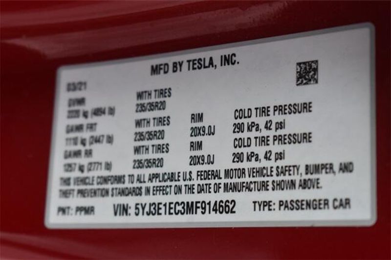 Used 2021 Tesla Model 3 PerformanceImage 30