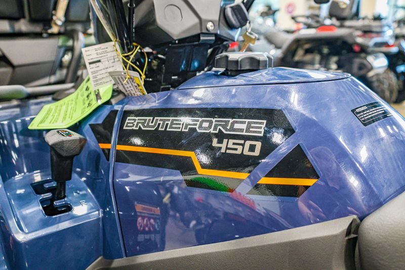 2025 Kawasaki BRUTE FORCE 450 4X4  GRAYISH BLUE Image 13