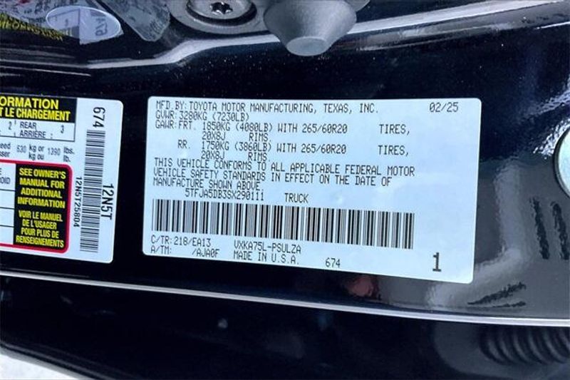 Used 2025 Toyota Tundra LimitedImage 33