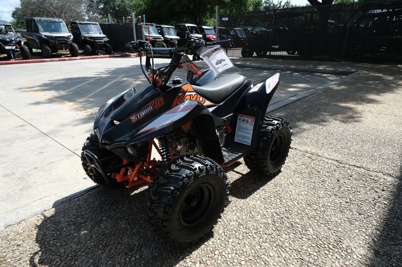 2024 KAYO STORM 70 METALLIC BLACK  in a METALLIC BLACK exterior color. Family PowerSports (877) 886-1997 familypowersports.com 