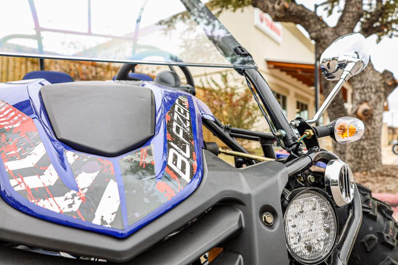 2024 TRAILMASTER BLAZER 200EX BLUE AND GREEN Image 13