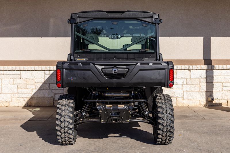 2025 CAN-AM DEFENDER MAX LONE STAR CAB HD10 STEALTH BLACK in a STEALTH BLACK exterior color. Family PowerSports (877) 886-1997 familypowersports.com 