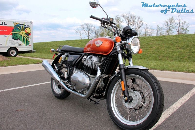 2023 Royal Enfield Interceptor 650  in a Orange Crush exterior color. Motorcycles of Dulles 571.934.4450 motorcyclesofdulles.com 