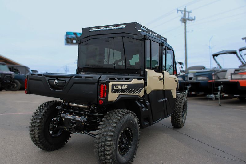 2025 Can-Am DEFENDER MAX LIMITED CAB HD10 DESERT TAN AND STEALTH BLACKImage 6